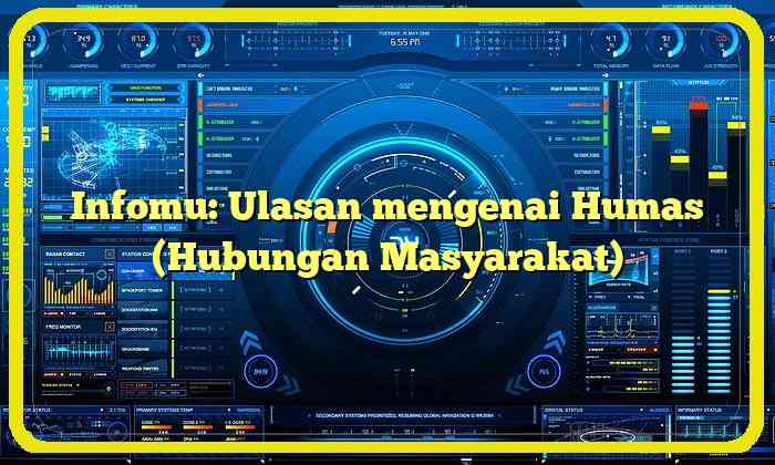 Infomu: Ulasan mengenai Humas (Hubungan Masyarakat)