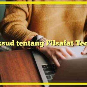 Maksud tentang Filsafat Teologi